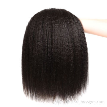 Wholesale Cuticle Aligned Raw Human Virgin Hair Yaki Kinky Straight Double Drawn Afro Curly Straight Vietnam Remy Hair Bundles